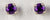 WG 3mm Amethyst Earrings