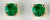 Good 4mm Emerald Earrings