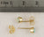 4mm Opal Bezel Earrings Mounting