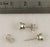 5mm Opal Bezel Earrings White Mounting