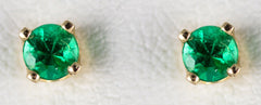3.5mm Emerald Earrings