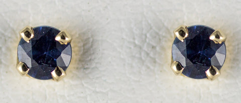 3.5mm Sapphire Earrings