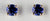 3mm Ceylon Sapphire Earrings