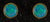 Yellow Gold 4mm Opal Bezel Earrings