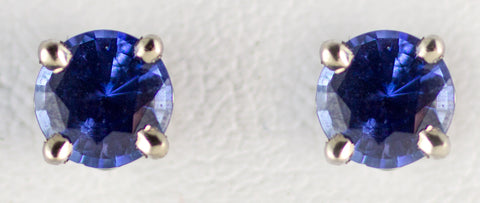 5.5mm Ceylon Sapphire Earrings
