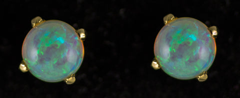 5.5mm Opal Earrings