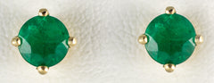 5.5mm Emerald Earrings