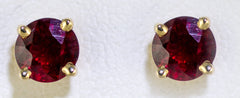 5.5mm Madagascar Ruby Earrings