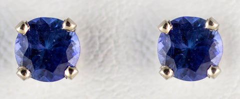 5mm Ceylon Sapphire Earrings