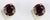 5mm Pyrope Earrings