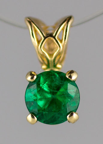 p-5mm Emerald Pendant