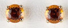 5mm Spessartite Earrings