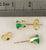 5mm Emerald Earrings