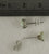 White Gold 5mm Opal 14k Gold Earrings Mounting
