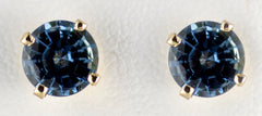 6.5mm Sapphire Earrings