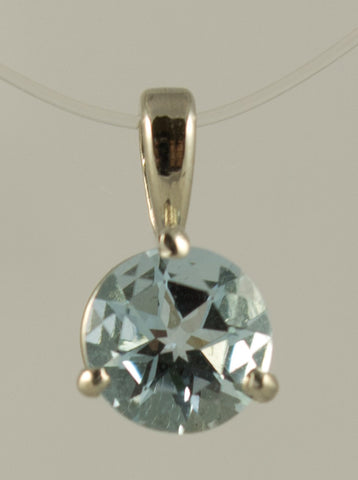 p-6mm Aquamarine Pendant