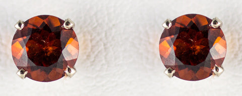 6mm Citrine Earrings