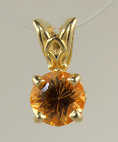 p-6mm Spessartite Pendant