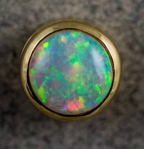 p-7mm Opal Bezel Pendant
