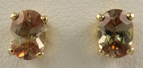 7x5mm Andalusite Earrings
