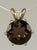 White GOld 8mm Smoky Quartz Pendant