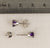 White Gold 5mm Amethyst Earring Mounting