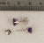 6mm White Gold Amethyst Earrings Mounting