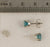 6mm Blue Zircon Earrings Mounting