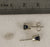 4mm Ceylon Sapphire Earrings Mounting White