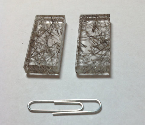 Rutilated Quartz match pair